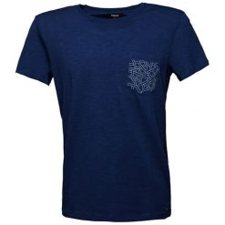 T-shirt w kolorze granatowym. Niebieskie t-shirty męskie Pepe Jeans, Mexx, Pierre Cardin, m, bez wzorów, z bawełny, z okrągłym kołnierzem. W wyprzedaży za 79,95 zł.