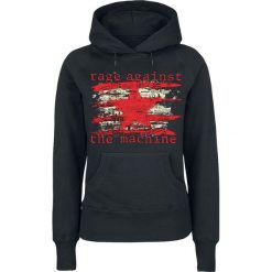 Rage Against The Machine Newspaper Star Bluza z kapturem damska czarny. Czarne bluzy rozpinane damskie Rage Against The Machine, xl, z kapturem. Za 164,90 zł.