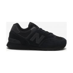 New Balance 574 Tenisówki Czarny. Czarne trampki męskie New Balance, bez wzorów, ze skóry, bez zapięcia. Za 430,95 zł.