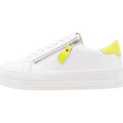 Trampki damskie slip on: SPM POMME Tenisówki i Trampki white/neon yellow