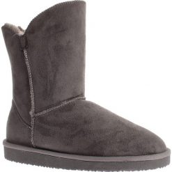 Buty zimowe damskie: Zimowe botki „Ocean” w kolorze szarym