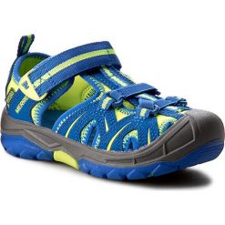 Sandały MERRELL - Hydro MC56929 Blue/Citron. Niebieskie sandały chłopięce Merrell, ze skóry, bez zapięcia. W wyprzedaży za 159,00 zł.