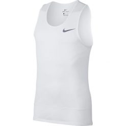 Nike Koszulka męska Brthe Rapid Tank L biała r. XL (833618 100). Białe t-shirty męskie Nike, xl. Za 79,00 zł.