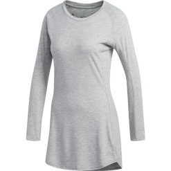 Koszulka-sukienka do biegania damska ADIDAS SUPERNOVA PURE DRESS / CG1098. Szare bluzki damskie marki Adidas, bez wzorów, bez kołnierzyka, z długim rękawem, długie. Za 137,00 zł.