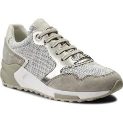 Sneakersy GEOX - D Phyteam B D824DB 06K22 C1236 White/Lt Grey. Szare sneakersy damskie Geox, z materiału. W wyprzedaży za 289,00 zł.