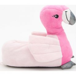 Kapcie damskie: Kapcie w kształcie flamingów – Różowy