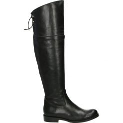 Kozaki - FIONA-D-321 N. Czarne buty zimowe damskie marki Venezia, z materiału, na obcasie. Za 699,00 zł.