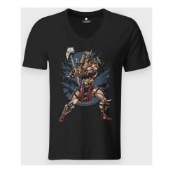 Koszulka męska v-neck Emperor. Koszulki męskie MegaKoszulki, m, bez wzorów, z bawełny, klasyczne, bez kołnierzyka, bez rękawów. Za 59,90 zł.