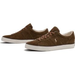 POLO RALPH LAUREN HANFORD > 816764246001. Trampki męskie Ralph Lauren, bez wzorów, ze skóry, eleganckie, bez zapięcia. W wyprzedaży za 269,99 zł.
