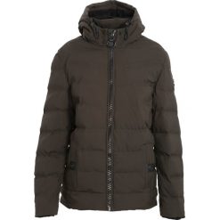 Ciemnozielona Kurtka All Things Go. Czarne kurtki męskie pikowane marki Born2be, m, z nadrukiem, z dresówki, z kapturem. Za 179,99 zł.