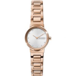 Skagen - Zegarek. Żółte zegarki damskie Skagen, ze stali. W wyprzedaży za 449,90 zł.