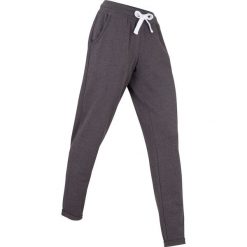 Spodnie dresowe, długie, Level 1 bonprix antracytowy melanż. Szare spodnie damskie bonprix, z dresówki, sportowe. Za 74,99 zł.