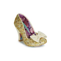Czółenka Irregular Choice NICK OF TIME. Żółte czółenka damskie Irregular Choice, bez wzorów, bez obcasa. Za 459,00 zł.