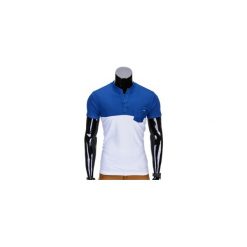 T-SHIRT MĘSKI BEZ NADRUKU S662 - GRANATOWY. Niebieskie t-shirty męskie z nadrukiem Ombre Clothing, m, z bawełny. Za 29,00 zł.