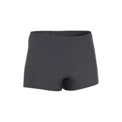 Bokserki pływackie 100 BASIC dla dzieci. Niebieskie majtki chłopięce marki NABAIJI, bez wzorów, z elastanu. Za 11,99 zł.