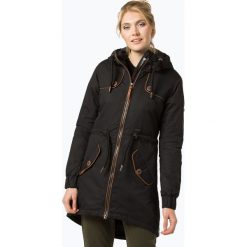 Alife& Kickin - Płaszcz damski – Charlotte C, czarny. Czarne płaszcze damskie marki Alife& Kickin, xs, bez wzorów, ze skóry. Za 279,95 zł.