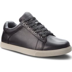 Półbuty SKECHERS - Fandom 65323/BLK Black. Czarne półbuty męskie Skechers, na co dzień, bez wzorów, ze skóry ekologicznej, eleganckie, bez zapięcia. W wyprzedaży za 239,99 zł.