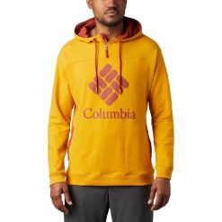 Bluza Columbia Lodge™ French Terry Hoodie 1884911790 - żółty. Żółte bluzy męskie Columbia, xxl, bez wzorów, bez kołnierzyka, bez rękawów, bez kaptura. Za 258,39 zł.