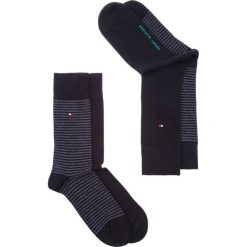 Tommy Hilfiger 2-pack Skarpetki Czarny. Czarne skarpetki męskie TOMMY HILFIGER, w paski, z elastanu. Za 54,95 zł.