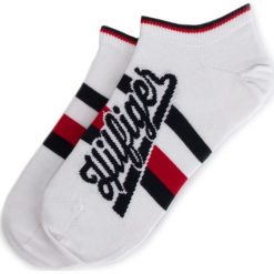 Zestaw 2 par niskich skarpet unisex TOMMY HILFIGER - 392001001 White 300. Białe skarpetki męskie z elastanu. Za 44,99 zł.