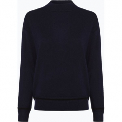 Tommy Hilfiger - Sweter damski z dodatkiem kaszmiru, niebieski. Niebieskie swetry klasyczne damskie TOMMY HILFIGER, s, z futra. Za 599,95 zł.
