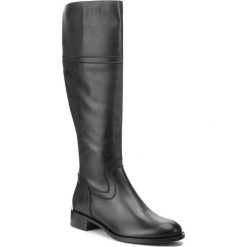 Oficerki SOLO FEMME - 33926-02-883/000-01-00 Czarny. Czarne kozaki damskie Solo Femme, ze skóry ekologicznej, bez obcasa, na obcasie, bez zapięcia. W wyprzedaży za 369,00 zł.