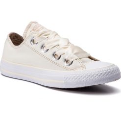 Trampki CONVERSE - Ctas Big Eyelets Ox 559919C Egret/Vintage Khaki/White. Brązowe półbuty damskie Converse, na co dzień, bez wzorów, z gumy, vintage, bez obcasa, na płaskiej podeszwie, bez zapięcia. W wyprzedaży za 179,00 zł.