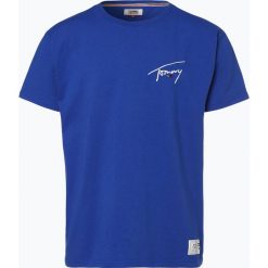Tommy Jeans - T-shirt męski, niebieski. Niebieskie t-shirty męskie z nadrukiem Tommy Jeans, l, z jeansu. Za 179,95 zł.