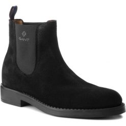 Sztyblety GANT - Oscar 17653903 Black G00. Czarne sztyblety męskie GANT, ze skóry, bez zapięcia. W wyprzedaży za 369,00 zł.