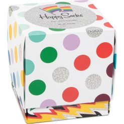 Zestaw 3 par wysokich skarpet damskich HAPPY SOCKS - XPRI08-1300 Kolorowy. Skarpetki damskie Happy Socks, bez wzorów, z elastanu. Za 119,90 zł.