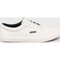 Jack & Jones - Buty. Białe buty sportowe męskie Jack & Jones, z materiału, na sznurówki. W wyprzedaży za 149,90 zł.