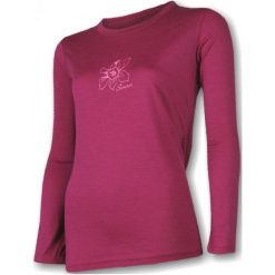 Sensor Koszulka Termoaktywna Z Długim Rękawem Merino Wool Pt W Orchidea Lila L. Czerwone bluzki sportowe damskie marki Sensor, l, z materiału, z długim rękawem. Za 225,00 zł.