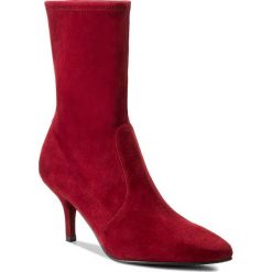 Botki damskie lity: Botki STUART WEITZMAN - Cling Scarlet Suede