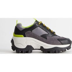Mango - Buty Depo. Czarne buty sportowe damskie Mango, ze skóry. W wyprzedaży za 159,90 zł.