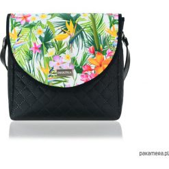 TOREBKA PURO 2054 TROPICAL. Szare torebki klasyczne damskie Pakamera, w kolorowe wzory. Za 179,00 zł.