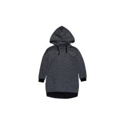 Bluza damska nierozpinana, z kapturem gładka. Czarne bluzy z kapturem damskie TXM. Za 34,99 zł.