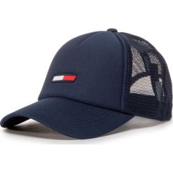 Czapka z daszkiem TOMMY JEANS - Tjw Trucker Cap AW0AW08057 CBK. Niebieskie czapki męskie Tommy Jeans, bez wzorów, z poliesteru. Za 179,00 zł.