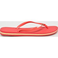 Havaianas - Japonki. Pomarańczowe klapki damskie marki Havaianas, z gumy. W wyprzedaży za 79,90 zł.