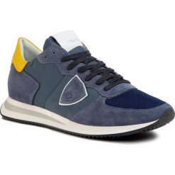 Sneakersy PHILIPPE MODEL - Trpx TZLU W031 Blue Jaune. Niebieskie sneakersy męskie Philippe Model, bez zapięcia. Za 1119,00 zł.