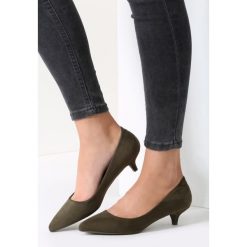 Buty ślubne damskie: Zielone Czółenka Impressive Duck