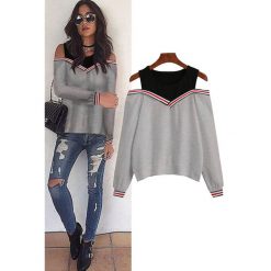 Damska bluza DENORA GREY. Szare bluzy sportowe damskie Damska bluza DENORA GREY, s, bez wzorów, bez rękawów, bez kaptura. W wyprzedaży za 59,00 zł.