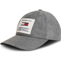 Czapka z daszkiem TOMMY JEANS - Tju Original Cap AU0AU00460 901. Szare czapki męskie marki Tommy Jeans, bez wzorów, z poliesteru. Za 229,00 zł.