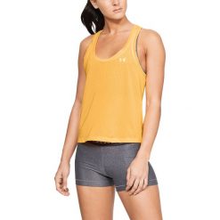 Under Armour Podkoszulek Żółty. Żółte podkoszulki damskie Under Armour, xs, bez wzorów, z elastanu, bez kołnierzyka. Za 137,95 zł.