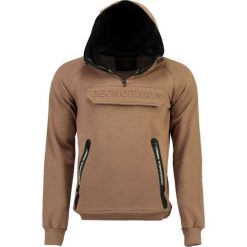 Geographical Norway bluza męska Gymsport XL brązowa. Pomarańczowe bluzy męskie Geographical Norway, xl, bez wzorów, z kapturem, bez rękawów, z kapturem. Za 179,00 zł.