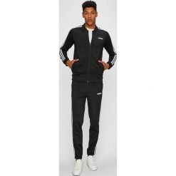 Adidas - Dres. Czarne bluzy męskie Adidas, xl, bez wzorów, z poliesteru, z kapturem, bez rękawów, bez kaptura. Za 279,90 zł.