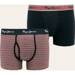 Pepe Jeans - Bokserki Tanton (2 pack). Niebieskie bokserki męskie Pepe Jeans, bez wzorów, z elastanu. W wyprzedaży za 79,90 zł.