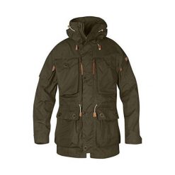 Fjällräven Smock No. 1, Ciemna Oliwka | 633 | M. Płaszcze męskie Fjällräven, m, bez wzorów, z materiału, bez kaptura. W wyprzedaży za 3177,32 zł.