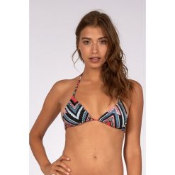 Stroje dwuczęściowe damskie: Biustonosz bikini "Sol Searcher" w kolorze czarno-niebiesko-czerwonym