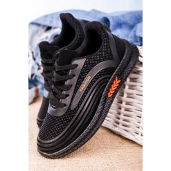 Czarne buty sportowe sznurowane casu 20y03/o. Czarne buty sportowe damskie Casu, bez wzorów, sportowe. Za 49,99 zł.