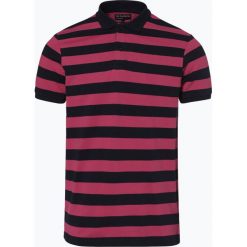 Nils Sundström - Męska koszulka polo, różowy. Różowe koszulki męskie marki Nils Sundström, xl, w paski, polo, bez rękawów. Za 129,95 zł.